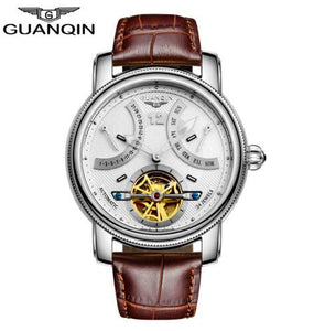 GUANQIN Design Watches Men Top Brand Luxury Watch Fashion Casual Automatic mechanical Watch Clocks Reloj Relogio masculino