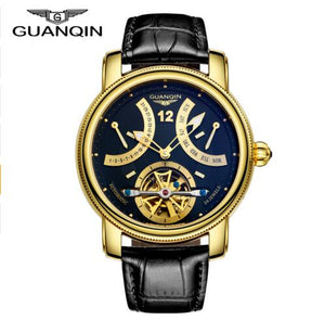 GUANQIN Design Watches Men Top Brand Luxury Watch Fashion Casual Automatic mechanical Watch Clocks Reloj Relogio masculino