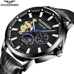 GUANQIN 2020 Men‘s Watches Top Brand Luxury Automatic Watch Tourbillon Waterproof Mechanical Wrist Watch relogio masculino