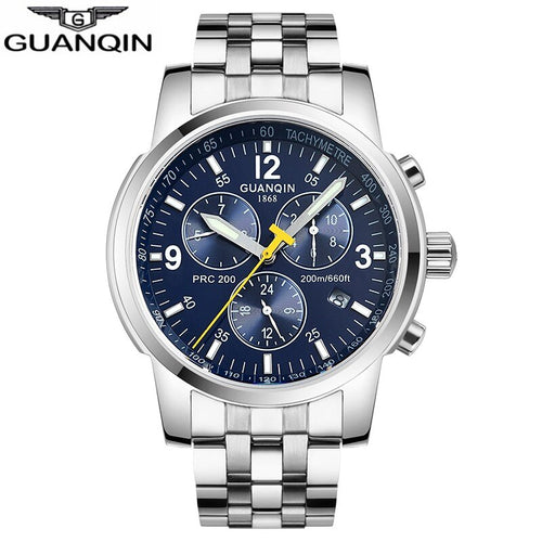 GUANQIN 2019 Automatic Mechanical Clock men Sport 200m Resistant swimming diver waterproof men's watch Relogio Masculino zegarek