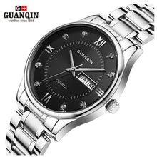 Load image into Gallery viewer, Original GUANQIN Men Quartz Watch Luxury Brand Waterproof Men Luminous Watches Male Clock Wristwatches Relogio Masculino Reloj